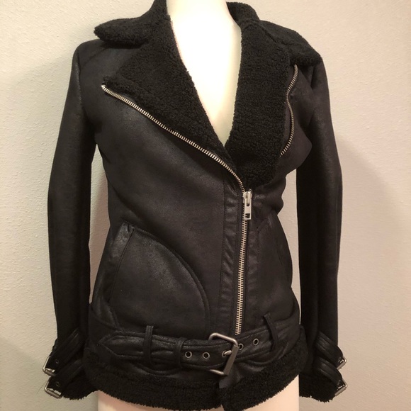 American Eagle Outfitters Jackets & Blazers - American Eagle Black Moto Jacket XS